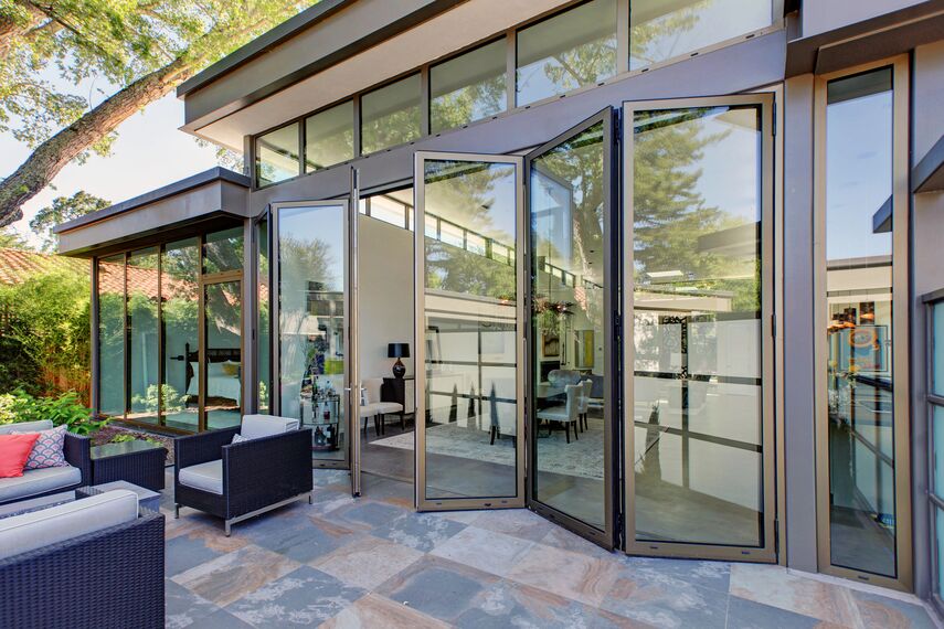 ConceptSystem 68 Windows, ConceptFolding 77 Sliding & Folding and ConceptSystem 68 Doors - Villa Modern Prairie House located in Sonoma Wine Country, United States of America