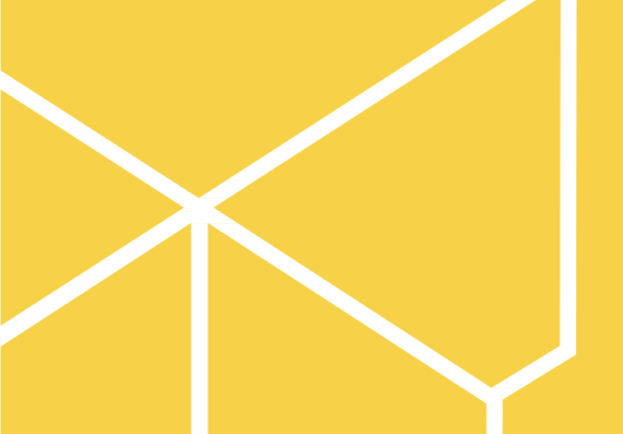 Yellow graphic shapes
